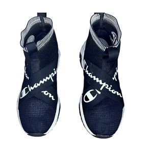 Men’s Champion Rally Crossover Black White Size 10